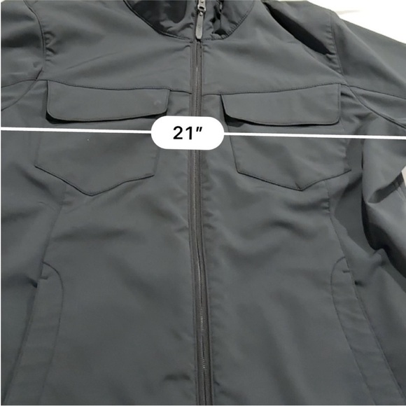 Eddie Bauer Womens Travex jacket hoodie waterproof activewear black size XL - Picture 6 of 14